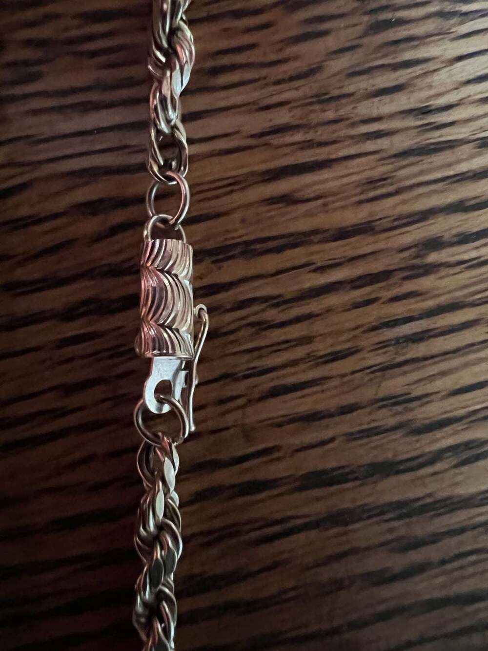 14K Gold Rope Chain Bracelet - Picture 5 of 5